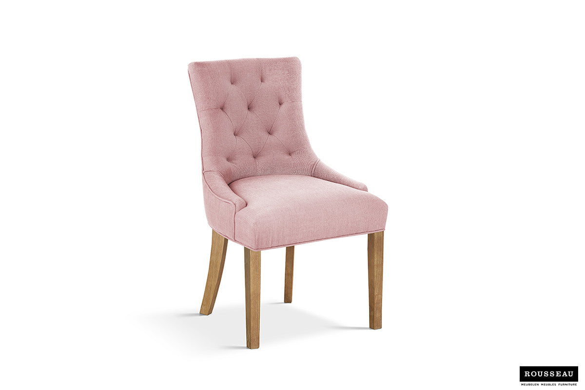 SALE - Stoel 'Fancy' Stof Roze