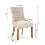 Stoel 'Fancy' Stof Zand