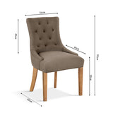 Stoel 'Fancy' Stof Taupe