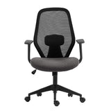 Bureaustoel 'Claude' Mesh Zwart/Grijs