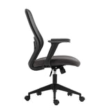 Bureaustoel 'Claude' Mesh Zwart/Grijs