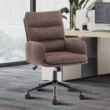 Bureaustoel 'Aimé' Stof Fabb Raven 45 Bruin