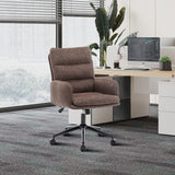 Bureaustoel 'Aimé' Stof Fabb Raven 45 Bruin