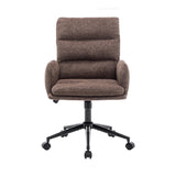 Bureaustoel 'Aimé' Stof Fabb Raven 45 Bruin