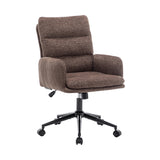 Bureaustoel 'Aimé' Stof Fabb Raven 45 Bruin