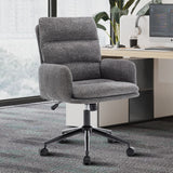 Bureaustoel 'Aimé' Stof Fabb Raven 13 Donkergrijs