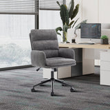 Bureaustoel 'Aimé' Stof Fabb Raven 13 Donkergrijs