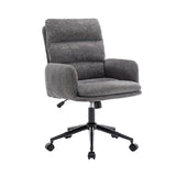 Bureaustoel 'Aimé' Stof Fabb Raven 13 Donkergrijs