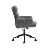 Bureaustoel 'Aimé' Stof Fabb Raven 13 Donkergrijs