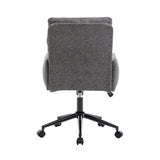 Bureaustoel 'Aimé' Stof Fabb Raven 13 Donkergrijs