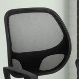 Bureaustoel 'Hippa' Mesh Zwart