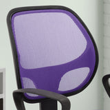 Bureaustoel 'Hippa' Mesh Paars
