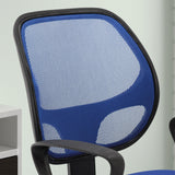Bureaustoel 'Hippa' Mesh Blauw