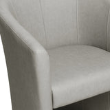 Kuipzeteltje 'Charlie' Vintage PU Lichtgrijs