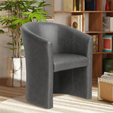 Kuipzeteltje 'Charlie' Vintage PU Donkergrijs