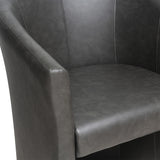 Kuipzeteltje 'Charlie' Vintage PU Donkergrijs