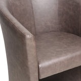 Kuipzeteltje 'Charlie' Vintage PU Donkerbruin