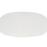 Tafel 'Tavira' 220 cm Ovaal Cement Wit
