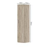 Opbergkast 'Mike' 40 cm 1 deur Sonoma