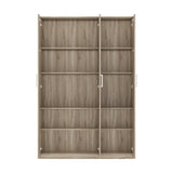 Opbergkast 'Mike' 120 cm 3 deuren Sonoma