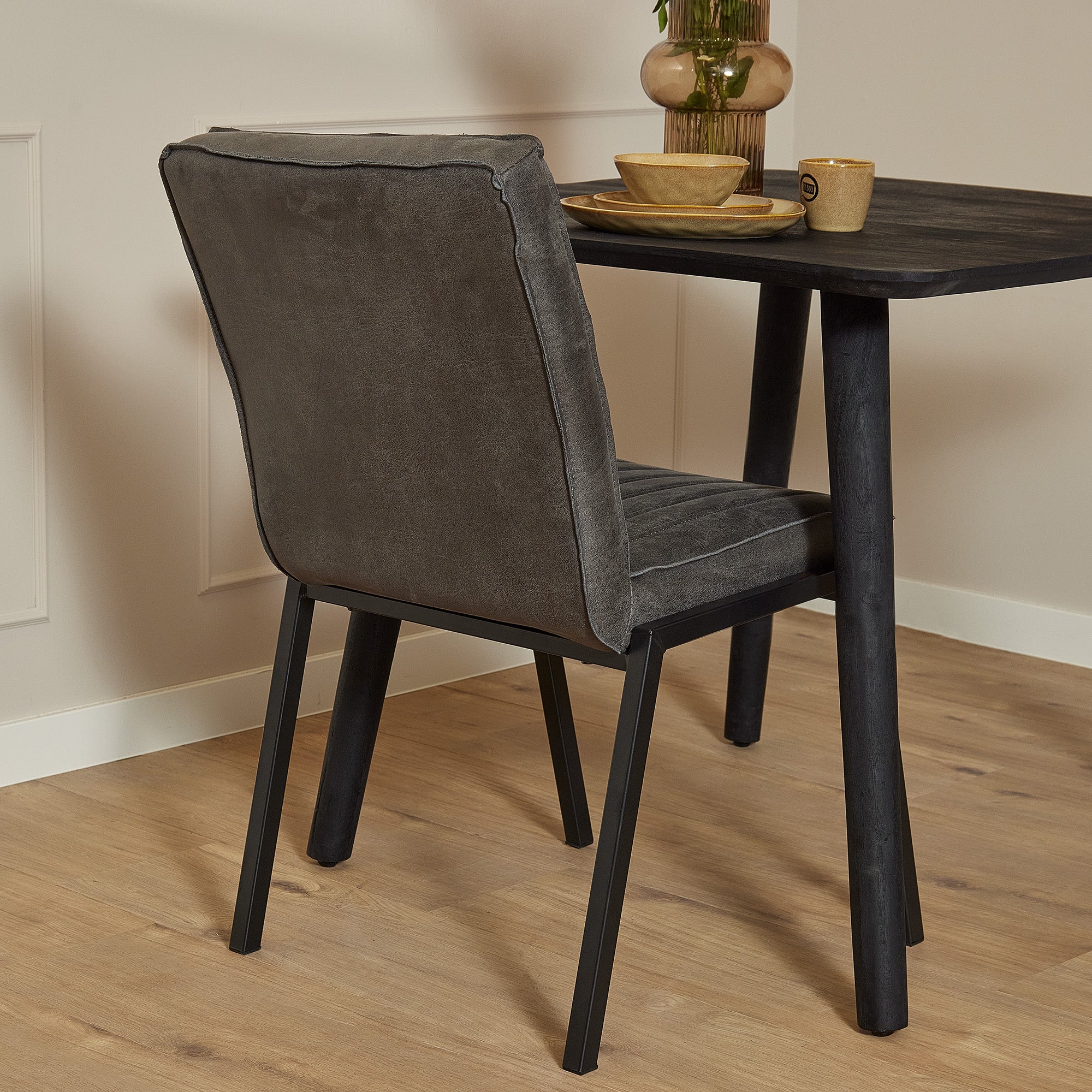 Eetkamerstoel Tivoli Bull | Antraciet