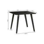 Eettafel Omaha Black |