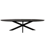 Eettafel Brandy Black | | Ovaal