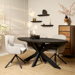 Eettafel Brandy Black | | Ovaal