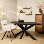 Eettafel Brandy Black | | Ovaal