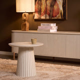 Salontafel SOLA Zand Mangohout 50 cm