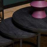 Salontafel Triole All Black | | Set van 3