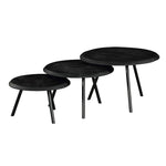 Salontafel Ohio Black | | set van 3