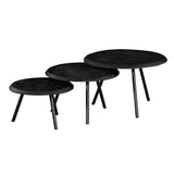Salontafel Ohio Black | | set van 3