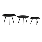 Salontafel Ohio Black | | set van 3