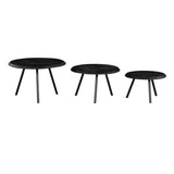Salontafel Ohio Black | | set van 3