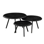 Salontafel Ohio Black | | set van 3
