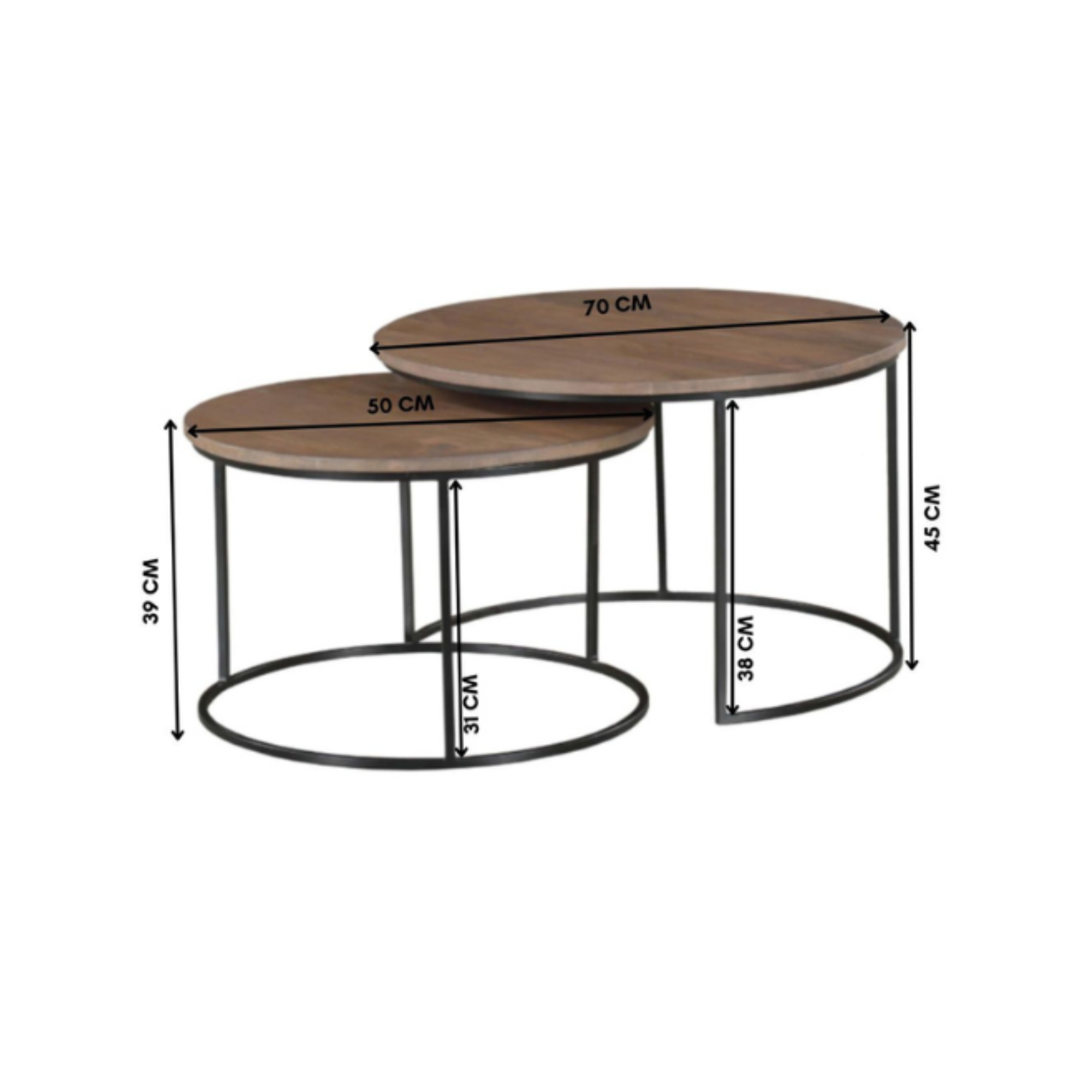 Salontafel Maya | | set van 3