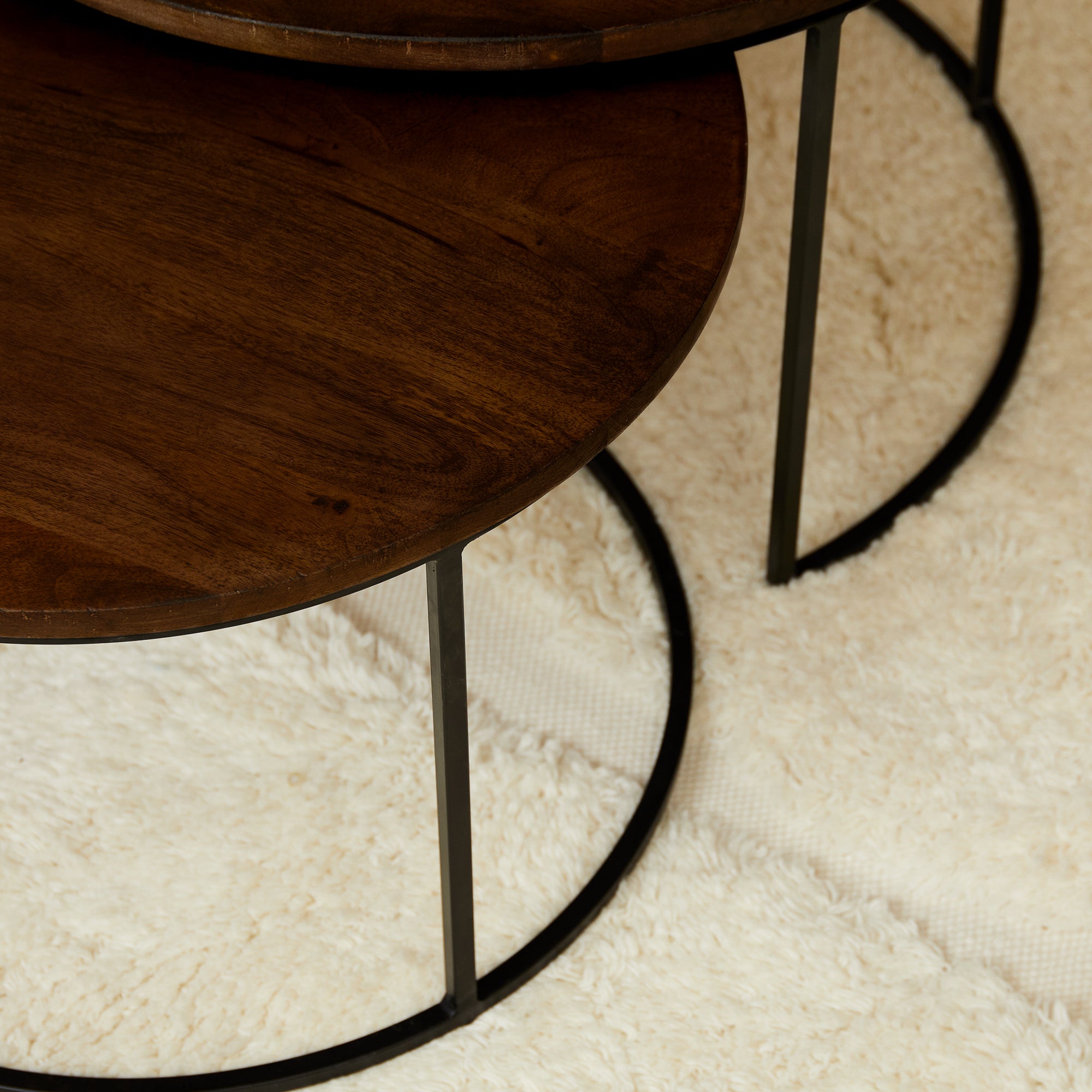 Salontafel Madison Brown | | set van 2