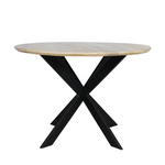 Eiken eettafel Ferris | Rond | Naturel