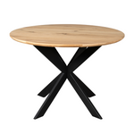 Eiken eettafel Ferris | Rond | Naturel
