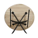 Eiken eettafel Ferris | Rond | Naturel