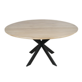 Eiken eettafel Ferris | Rond | Naturel