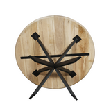Eiken eettafel Ferris | Rond | Naturel