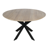 Eiken eettafel Ferris | Rond | Naturel