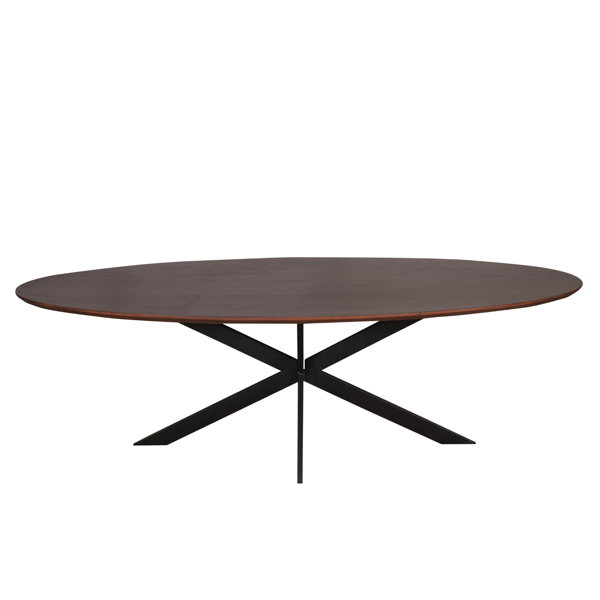 Eiken eettafel Ferris | Ovaal | Walnoot