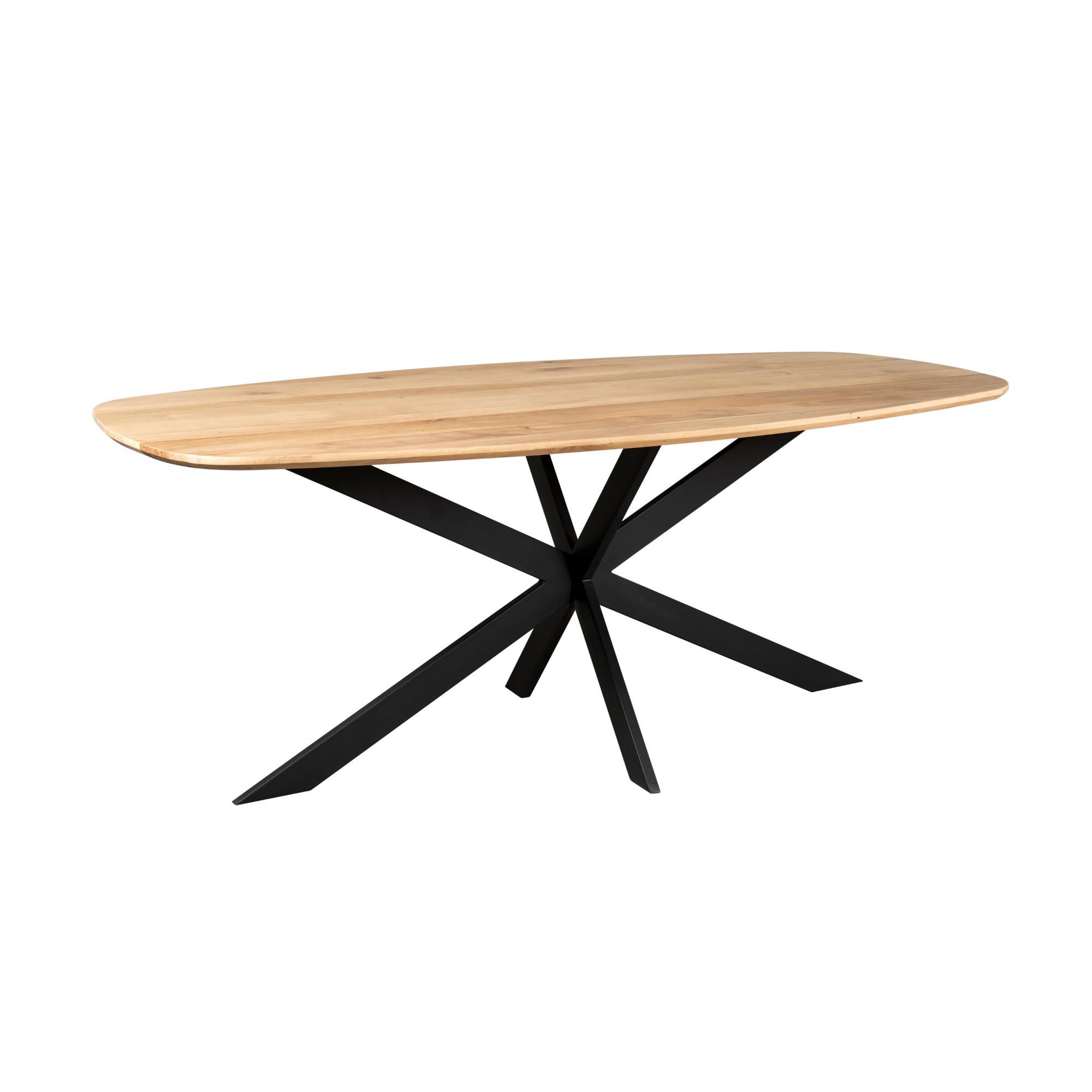 Eiken eettafel Ferris | Deens Ovaal | Naturel