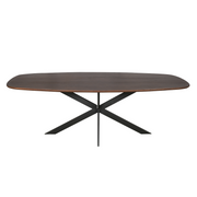 Eiken eettafel Ferris | Deens Ovaal | Walnoot