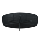 Eiken eettafel Ferris | Deens Ovaal | Zwart