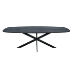 Eiken eettafel Ferris | Deens Ovaal | Zwart