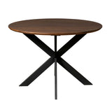 Eiken eettafel Ferris | Rond | Brown
